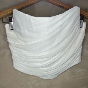 Shein corset white top